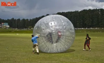 colorful large human zorb ball for joy